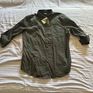 Worthington Women's Black Striped Blouse